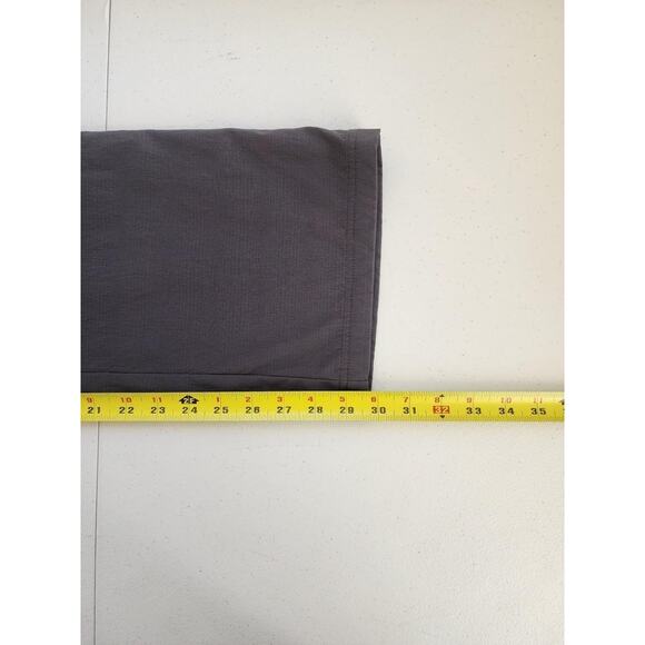 PrAna Pants Womens Size 8 Gray Sage Convertible Cargo Hiking Nylon Stretch - Picture 13 of 16